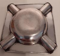 Heavy Silver Ashtray, Hallmarked London 1946 (2 of 3) Heavy Silver Ashtray, Hallmarked London 1946 (2 of 3)