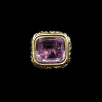Antique 'Oxney' Amethyst Intaglio Gold Cased Fob Seal Pendant Charm (10 of 10) Antique 'Oxney' Amethyst Intaglio Gold Cased Fob Seal Pendant Charm (10 of 10)