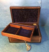 Regency Rosewood Brass Inlaid Jewellery Box (11 of 12) Regency Rosewood Brass Inlaid Jewellery Box (11 of 12)