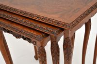 Antique Queen Anne Style Burr Walnut Nest of Tables (3 of 9) Antique Queen Anne Style Burr Walnut Nest of Tables (3 of 9)