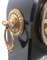 Antique French Slate Mantel Clock 8-Day Arch Top Striking Mantle Clock with Gilt Decoration (2 of 9) Antique French Slate Mantel Clock 8-Day Arch Top Striking Mantle Clock with Gilt Decoration (2 of 9)