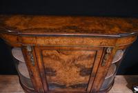 Victorian Antique Credenza Cabinet Bow End 1860 (4 of 8) Victorian Antique Credenza Cabinet Bow End 1860 (4 of 8)