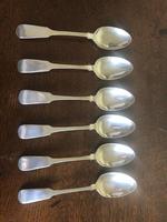 Set of Six Georgian Teaspoons by Mitchell & Russell of Glasgow 1821 (3 of 3) Set of Six Georgian Teaspoons by Mitchell & Russell of Glasgow 1821 (3 of 3)