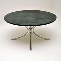1960's Vintage Marble & Steel Coffee Table (3 of 6) 1960's Vintage Marble & Steel Coffee Table (3 of 6)