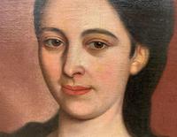 Huge Early 18th Century French Oil Portrait Painting of 'Lucy Webb, Heiress of Ashwick' (10 of 17) Huge Early 18th Century French Oil Portrait Painting of 'Lucy Webb, Heiress of Ashwick' (10 of 17)
