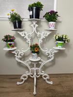 Victorian 19th Century Garden Cast Iron Painted White 6 Branch Plant Stand (39 of 47) Victorian 19th Century Garden Cast Iron Painted White 6 Branch Plant Stand (39 of 47)