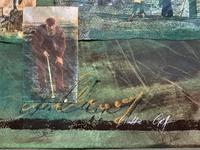 'Classical Golf' - Beautiful Signed Original 20thc Mixed Media Abstract Painting (4 of 11) 'Classical Golf' - Beautiful Signed Original 20thc Mixed Media Abstract Painting (4 of 11)