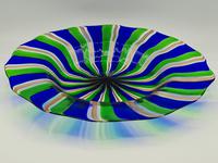 Rare Murano Glass XL Size Platter with Swirled Coloured Stripes (7 of 10) Rare Murano Glass XL Size Platter with Swirled Coloured Stripes (7 of 10)