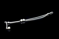 Antique Victorian Sterling Silver Albertina Albert Watch Chain Bracelet with Chased Balls (8 of 9) Antique Victorian Sterling Silver Albertina Albert Watch Chain Bracelet with Chased Balls (8 of 9)
