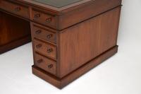 Antique Victorian Mahogany Leather Top Partners Desk (5 of 12) Antique Victorian Mahogany Leather Top Partners Desk (5 of 12)
