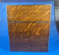 Victorian Brassbound Oak Decanter Box (11 of 20) Victorian Brassbound Oak Decanter Box (11 of 20)