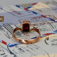 The Antique 1919 Rose Gold Garnet Ring (5 of 5) The Antique 1919 Rose Gold Garnet Ring (5 of 5)