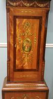 Satinwood Polychrome Painted Longcase Clock. (5 of 11) Satinwood Polychrome Painted Longcase Clock. (5 of 11)