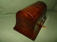 Large Burr Walnut Bell Style Tea Caddy - Original Lids c.1870 (4 of 11) Large Burr Walnut Bell Style Tea Caddy - Original Lids c.1870 (4 of 11)
