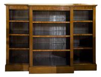 Oak Breakfront Open Bookcase with Adjustable Shelves (2 of 6) Oak Breakfront Open Bookcase with Adjustable Shelves (2 of 6)