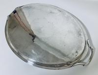 Large Antique Georgian 18th Century Solid Sterling Silver Twin Handled Tray (14 of 15) Large Antique Georgian 18th Century Solid Sterling Silver Twin Handled Tray (14 of 15)