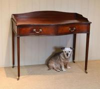 Mahogany Serpentine Front Side Table (4 of 10) Mahogany Serpentine Front Side Table (4 of 10)