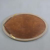 Late 19th Century Gilt Oval Bevelled Mirror with Reeded Frame c.1895 (7 of 7) Late 19th Century Gilt Oval Bevelled Mirror with Reeded Frame c.1895 (7 of 7)