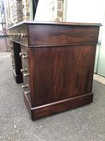 Antique Mahogany Pedestal Writing Desk (9 of 11) Antique Mahogany Pedestal Writing Desk (9 of 11)