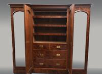 Large Antique Mahogany Four Door Breakfront Compactum Wardrobe (3 of 3) Large Antique Mahogany Four Door Breakfront Compactum Wardrobe (3 of 3)