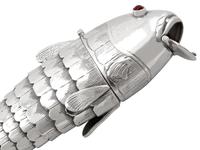 German Sterling Silver Fish Spice Box - Antique 1910 (7 of 12) German Sterling Silver Fish Spice Box - Antique 1910 (7 of 12)