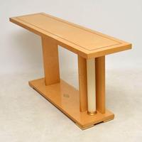 1970’s Vintage Italian Maple Console Table (4 of 11) 1970’s Vintage Italian Maple Console Table (4 of 11)