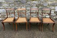 Set of 4 Regency Rosewood Sabre Leg Dining Chairs (2 of 15) Set of 4 Regency Rosewood Sabre Leg Dining Chairs (2 of 15)