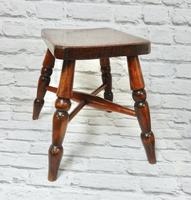 Small Elm Country Stool (6 of 6) Small Elm Country Stool (6 of 6)