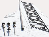 Superb Bronze Bannister & Minstrel Rail by Libertys of London (9 of 13) Superb Bronze Bannister & Minstrel Rail by Libertys of London (9 of 13)