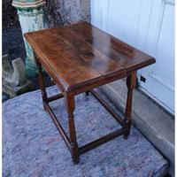 Queen Anne Walnut & Oak Side Table (3 of 6) Queen Anne Walnut & Oak Side Table (3 of 6)
