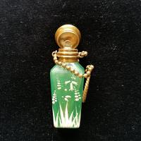 19th Century Jade Green, Mary Gregory Style Scent Bottle c.1890 (4 of 6) 19th Century Jade Green, Mary Gregory Style Scent Bottle c.1890 (4 of 6)