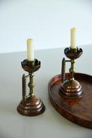 Pair of Christopher Dresser Arts & Crafts Candlesticks (2 of 9) Pair of Christopher Dresser Arts & Crafts Candlesticks (2 of 9)
