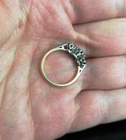 Vintage Art Deco Zircon and diamond ring, 18ct gold and platinum (7 of 12) Vintage Art Deco Zircon and diamond ring, 18ct gold and platinum (7 of 12)