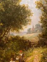 Good Gilt Framed Oil on Canvas Painting by Henry Maidment (4 of 6) Good Gilt Framed Oil on Canvas Painting by Henry Maidment (4 of 6)
