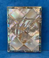 Victorian Abalone & Mother of Pearl Card Case (2 of 16) Victorian Abalone & Mother of Pearl Card Case (2 of 16)