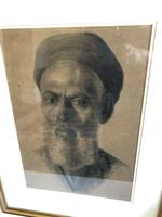 Charcoal Painting Of Man In Turban, Signed And Framed (6 of 9) Charcoal Painting Of Man In Turban, Signed And Framed (6 of 9)