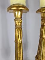 Handsome Pair of 18th Century Giltwood Alter Sticks (4 of 4) Handsome Pair of 18th Century Giltwood Alter Sticks (4 of 4)