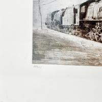 Limited Edition Steam Engine Locomotive Signed Print (2 of 5) Limited Edition Steam Engine Locomotive Signed Print (2 of 5)