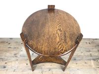 Early 20th Century Antique Oak Circular Side Table with shelf (4 of 9) Early 20th Century Antique Oak Circular Side Table with shelf (4 of 9)