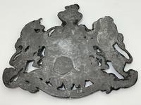 Antique Victorian Lead British Royal Coat Arms Plaque (6 of 12) Antique Victorian Lead British Royal Coat Arms Plaque (6 of 12)