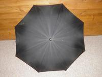 Antique Mother of Pearl Black Canopy Parasol -18 Carat GP W/Vacant Cartouche (2 of 15) Antique Mother of Pearl Black Canopy Parasol -18 Carat GP W/Vacant Cartouche (2 of 15)