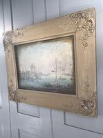 Antique Georgian or Early Victorian Landscape Oil Painting of Boats in Harbour by John Wilson Ewbank 2 of 2 (8 of 10) Antique Georgian or Early Victorian Landscape Oil Painting of Boats in Harbour by John Wilson Ewbank 2 of 2 (8 of 10)