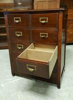 Vintage Mahogany 10 Drawer Chest of Drawers (8 of 10) Vintage Mahogany 10 Drawer Chest of Drawers (8 of 10)