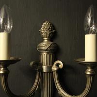 French Set of 4 Silver Gilded Antique Wall Lights (3 of 10) French Set of 4 Silver Gilded Antique Wall Lights (3 of 10)