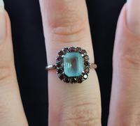 Antique Victorian Aquamarine & Garnet Ring, 9ct Gold (9 of 10) Antique Victorian Aquamarine & Garnet Ring, 9ct Gold (9 of 10)
