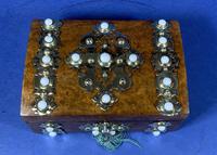 Victorian Brassbound Burr Walnut Box (8 of 12) Victorian Brassbound Burr Walnut Box (8 of 12)