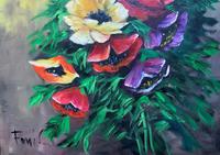 British School Vintage Mid-Century Still Life Floral Study Oil Painting (3 of 12) British School Vintage Mid-Century Still Life Floral Study Oil Painting (3 of 12)
