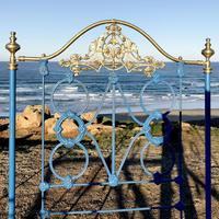 Matching Pair of Twin Antique Brass & Iron Beds (5 of 6) Matching Pair of Twin Antique Brass & Iron Beds (5 of 6)