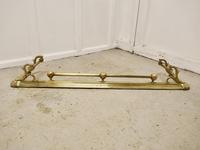 Large Victorian Art Nouveau Brass Fender (4 of 5) Large Victorian Art Nouveau Brass Fender (4 of 5)