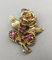 9ct Yellow Gold 'Rose' Pendant (2 of 5) 9ct Yellow Gold 'Rose' Pendant (2 of 5)